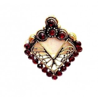 Golden Oxidized Women Earring Jhumka Jhumki Jewelry Drop PushBack Classy Gift 64